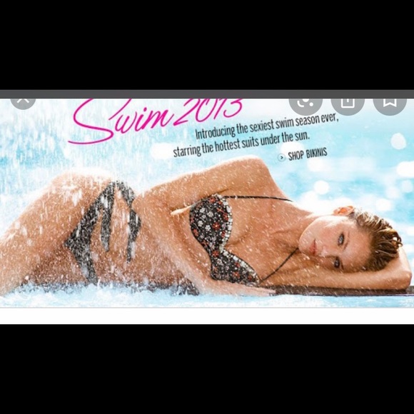 RARE Iconic luxe Very Sexy Halter Victoria’s Secret Jewelled XS-S Bikini Top - Picture 5 of 16